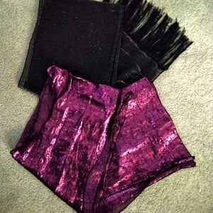 Two Sparkly Scarfs